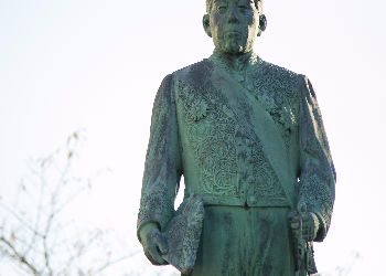 close up of statue